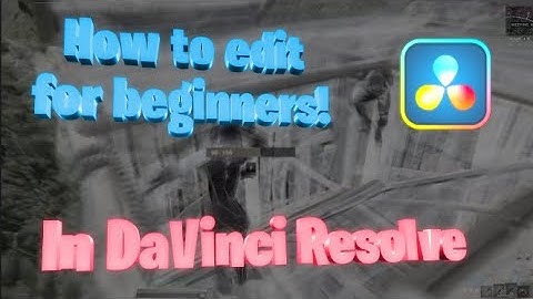 How to EDIT an INSANE fortnite montage in DAVINCI RESOLVE for beginners!