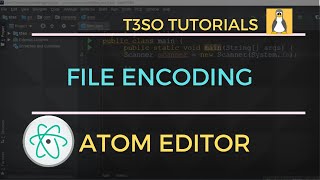 How to Change File Encoding to utf 8 in Atom Editor screenshot 1