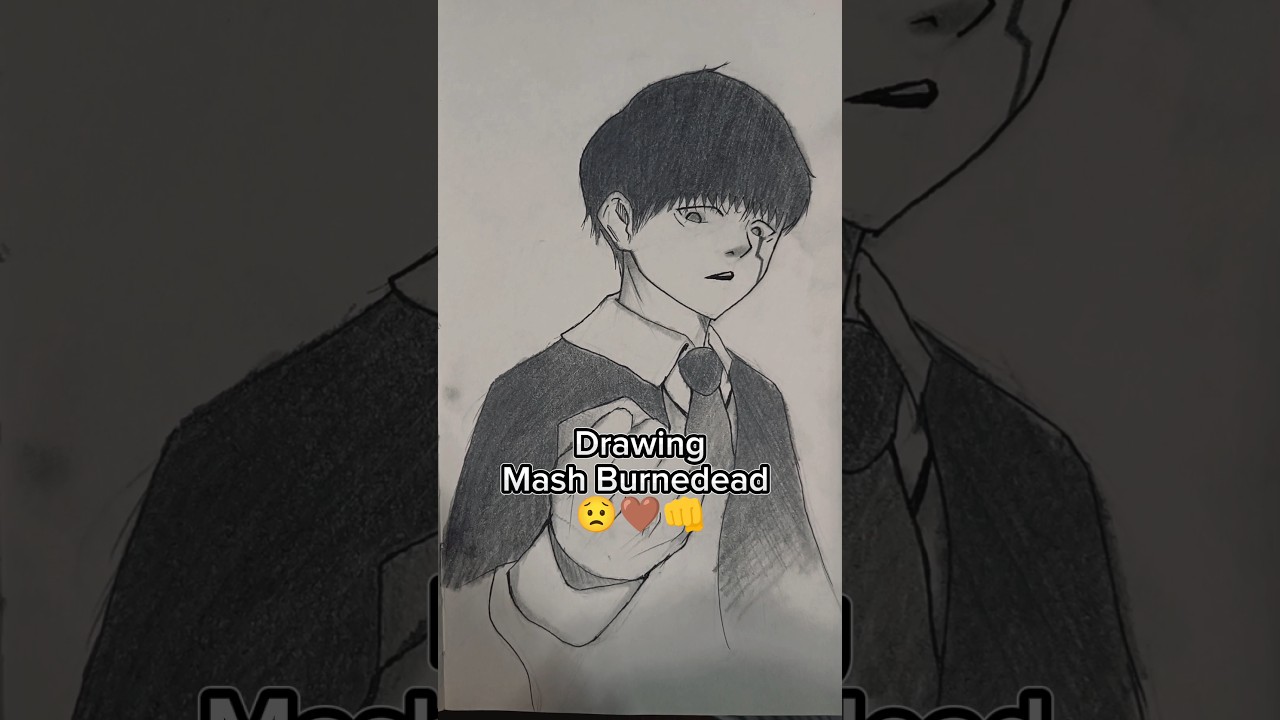 Drawing "Mash👊" from Mashle ✨👊