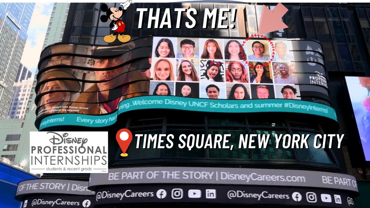 I Was On a BILLBOARD In Times Square NYC New York City Disney