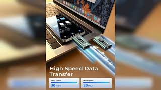 Review: AUAMOZ 256GB Flash Drive Intended for iPhone, Memory Stick Storage Files Photos Videos...