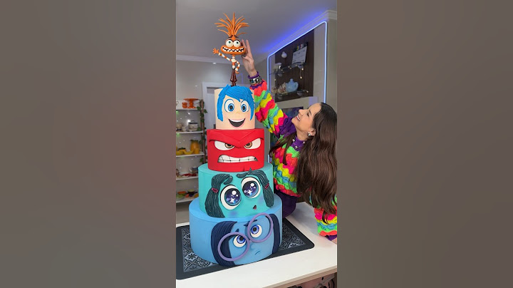 4 dias para fazer esse bolo gigante do Divertida Mente 2. Qual você mais gostou?