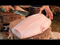 Excellent Cutting Skills!! Big Eggs Fish Cutting Skills | Bangladesh Fish Market