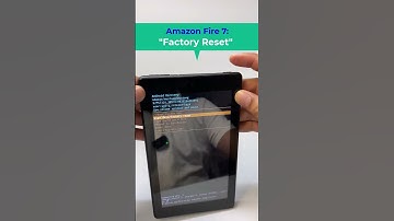How to "Factory Reset" Amazon Fire 7.