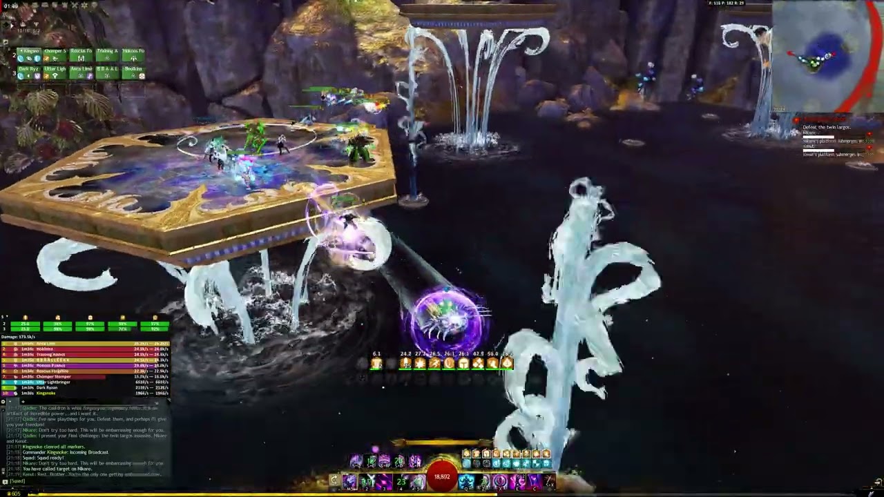 Heal Chronomancer (Tank) | Twin Largos - Raid Wing 6: Mythwright Gambit - GW2