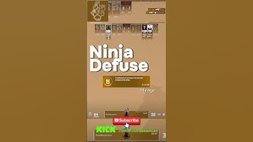 ninja defuse #cs2 #mirage