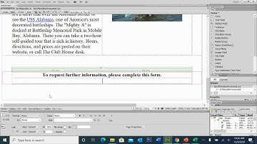 Dreamweaver Lesson 9   Creating Forms