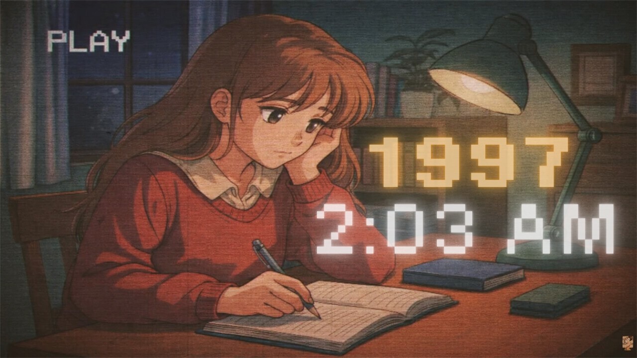 it’s 1997, 2AM, and you have to finish your essay [90s lofi study mix]
