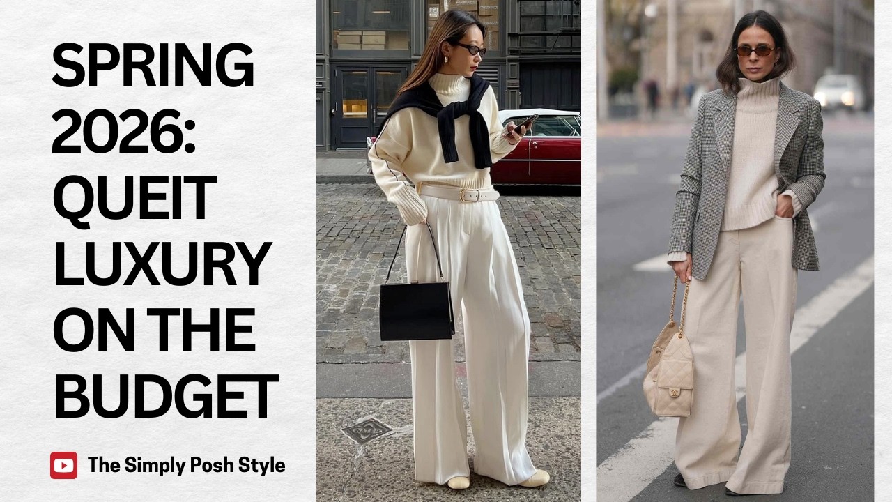Spring 2026 : Quiet Luxury Outfits on a Budget | Elegant, Minimal & Affordable Style Guide!