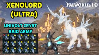 Palworld: Univolt Cryst Raid Army vs Xenolord (Ultra)