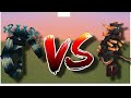 Mutant warden vs fire mutant wither skeleton Minecraft bedrock