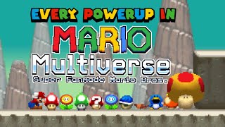 Every Powerup - Mario Multiverse In NSMB Style