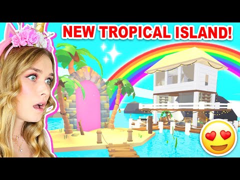 *NEW* TROPICAL ISLAND In Adopt Me! (Roblox)