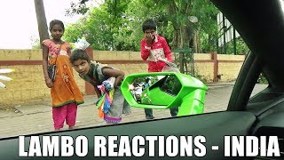 Driving LAMBORGHINI Huracan In INDIA - REACTIONS