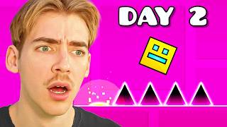Beating EVERY LEVEL in Geometry Dash - Day 2