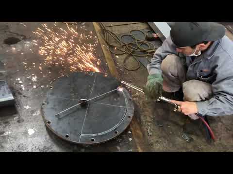 Video chế compa cắt vòng tròn đơn giản||kynanghanwelding - youtube