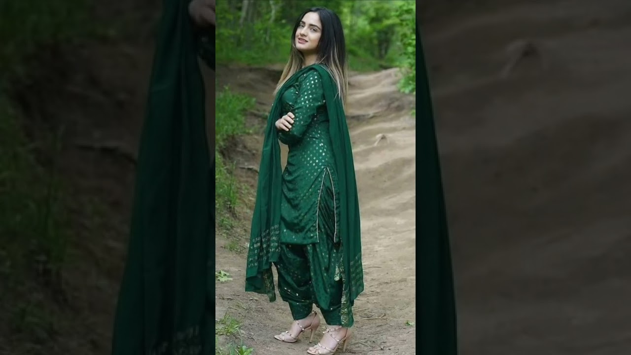 New 14 August dress designs|| Green white dress designs 