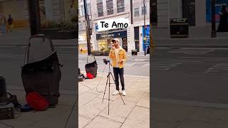 Te Amo ❤️ | Oxford Street London 🇬🇧🎤 #bollywoodmusic #oxfordstreet #london
