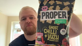 Proper Ghost Chilli & Yuzu Flavour Chickpea Chips - Review