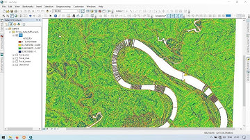 Topographic Roughness Index (TRI) from DEM / ArcGIS