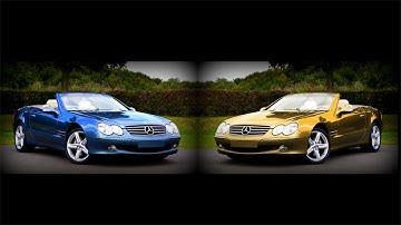 How to Make a Car Look Gold-Plated - GIMP 2.8 Tutorial