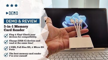 Setup and Review - JOOPSHEE 5-in-1 Universal Memory Card Reader