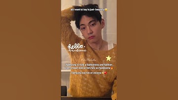 Taehyunh was live on weverse🔴⭐️ he