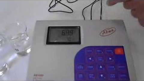 Adwa AD1000 three point pH calibration