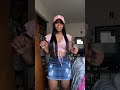 Confident Teen Dances In Denim Skirt And Pink Top Dance Teenfashion Denimskirt Pinktop 