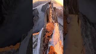One wrong step means a 1000-foot fall