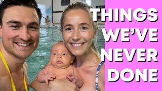 THINGS WE'VE NEVER DONE // Baby’s first swim + Halloween fun