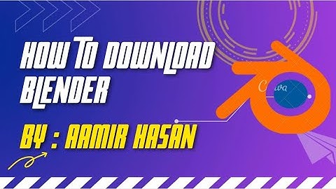 How to download and install Blender 3.0