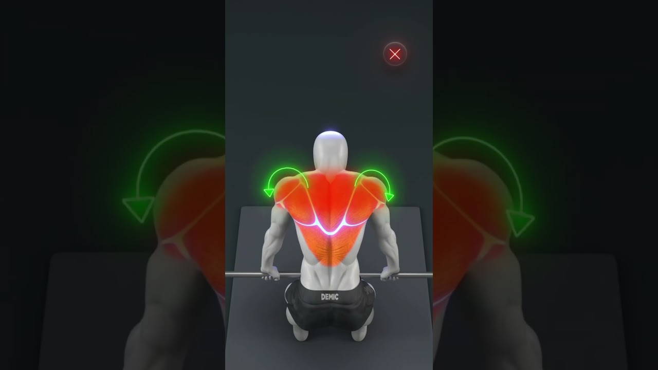 Bent over row form correction ✅ #viralvideo #fitness #workout #youtubeshorts