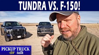 Truck Comparison! 2022 Toyota Tundra vs. 2021 Ford F150