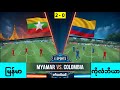 Myanmar vs Colombia eFootball | IMPOSSIBLE UNDERDOG WIN