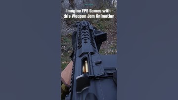 Imagine FPS Games with this Weapon Jam Animation #blender #animation #shorts