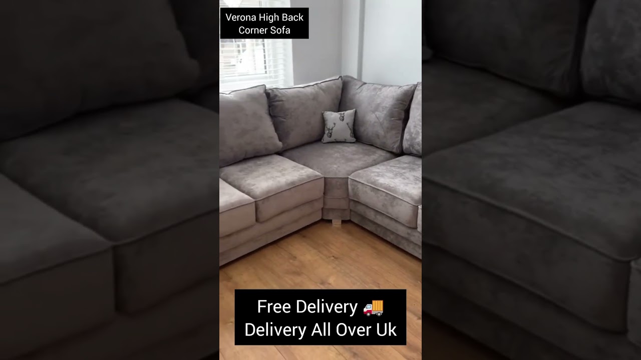 Verona High Back 5 Seater Corner Sofa 