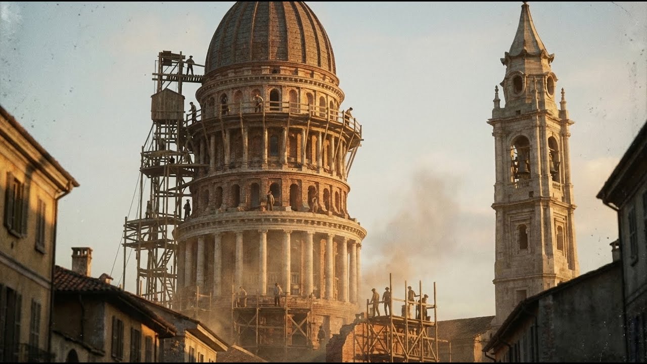 Cupola San Gaudenzio Novara | Ricostruzione Cantiere Antonelli con Intelligenza Artificiale