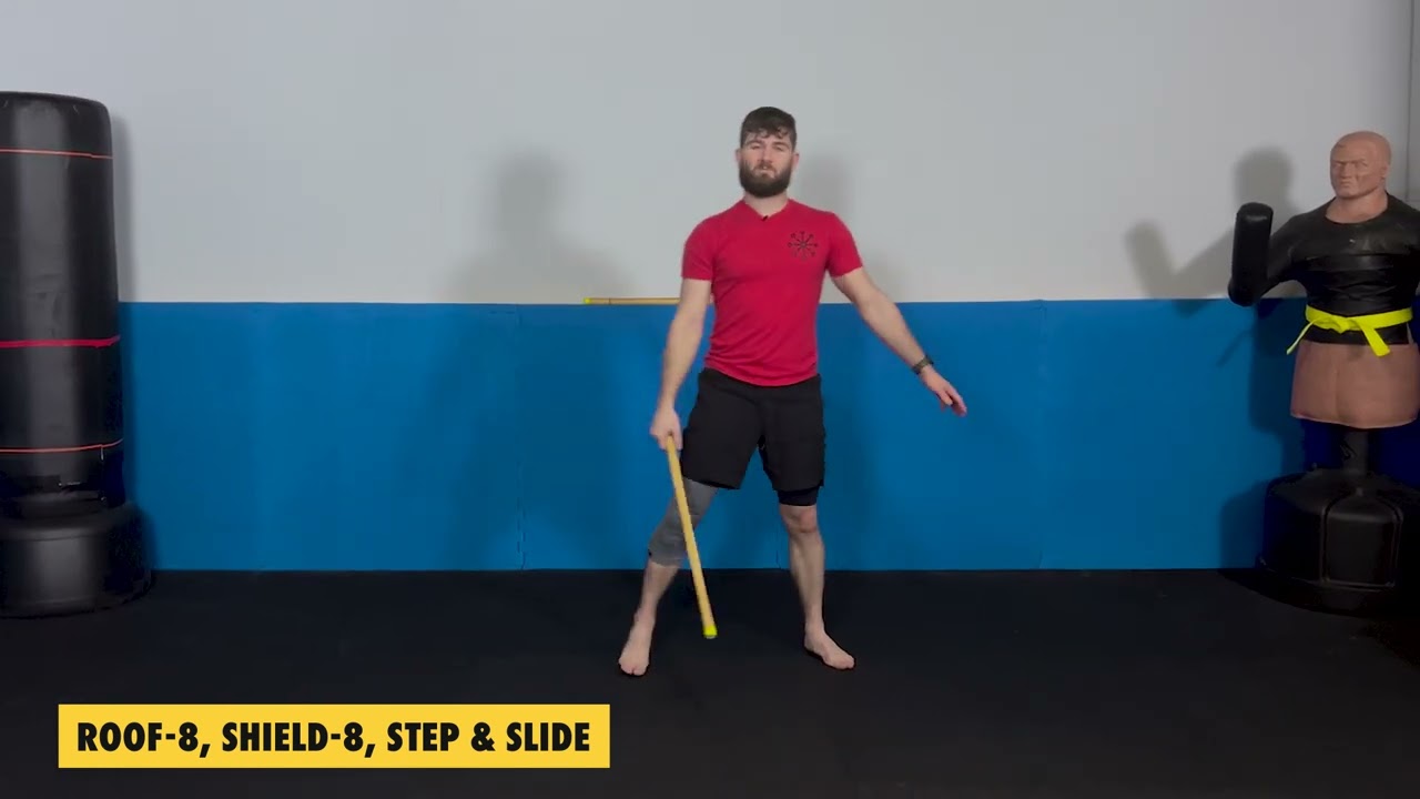 Kali Training Drill: Roof-8, Shield-8 (Step & Slide)