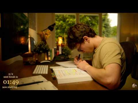 4-HOUR | Study With Me | Deep work, One break