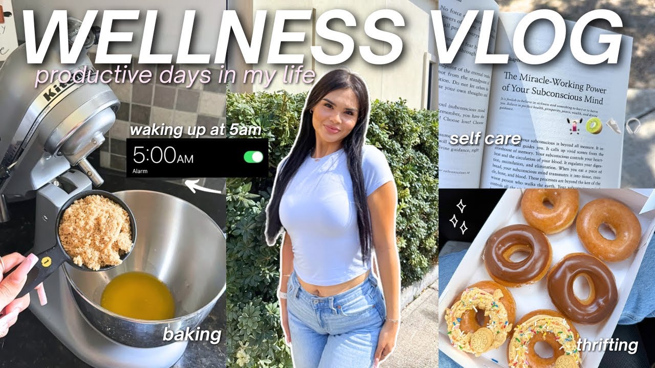 WELLNESS VLOG! 5AM Morning Routine, Baking, Self Care & Rebranding My Life in 2026