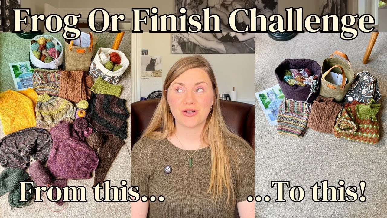 Frog Or Finish 2026: Knitting Challenge Vlog