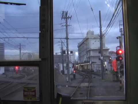 【路面電車動画】伊予鉄道８６　つりかけの音　２０００形