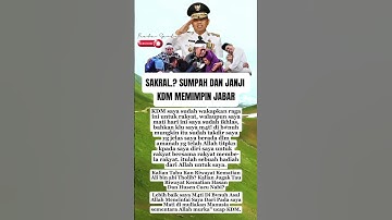 Masya Allah Inilah Janji Kang Dedi Mulyadi Untuk Jawa Barat #Dedimulyadi #janjidedimulyadi #shorts