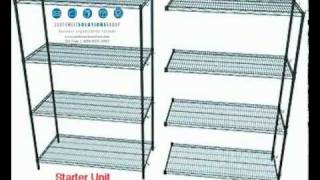 Wire Shelving and Wire Rack Storage Systems 1-800-803-1083
