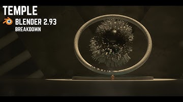 Temple | Blender 2.93 | Breakdown