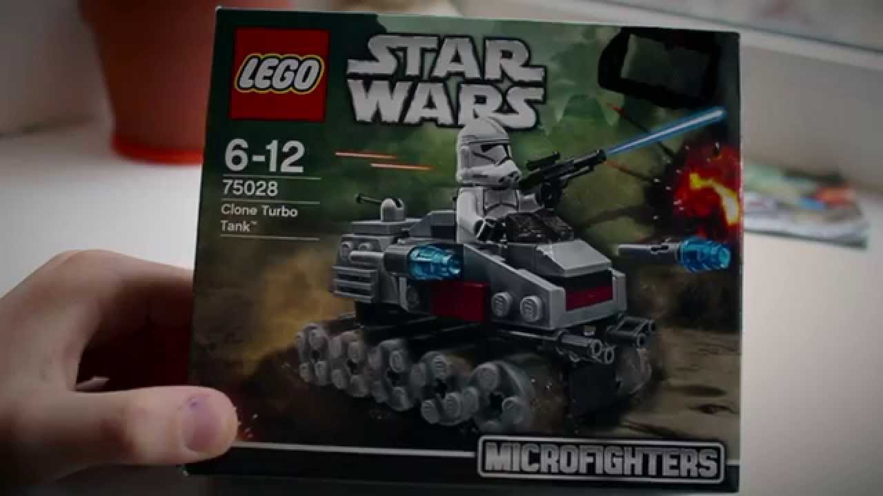Lego Star Wars 75028 Clone Turbo Tank Review.
