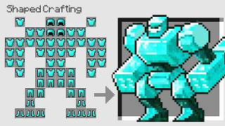 Minecraft but Crafts are Shapes