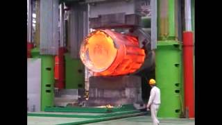 hydraulic press slow motion hbe ton forging large mar press 13000 13 press 05