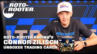 Connor Zilisch Unboxes a Panini Select Racing Hobby Box In Search of His Own Trading Card